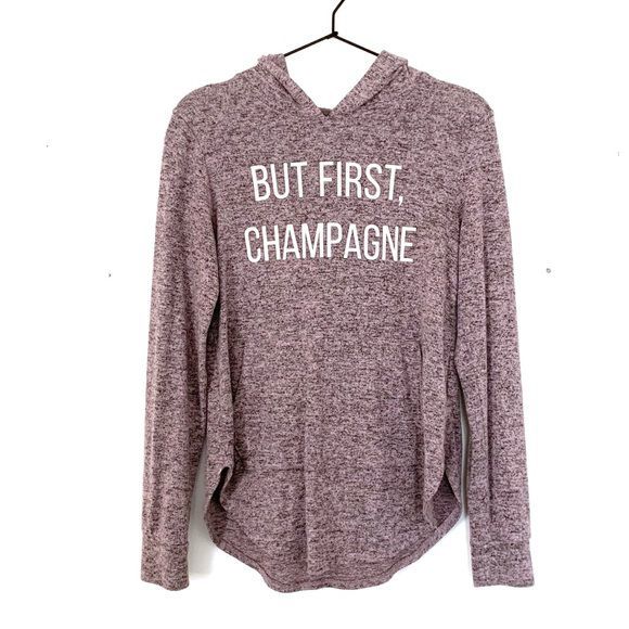 But First Champagne Grayson Threads Hoodie - Picture 1 of 6